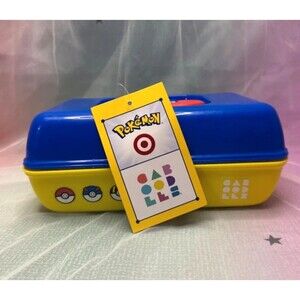 Pokemon x Target Caboodles Case Blue/Yellow RARE Exclusive Limited Edition